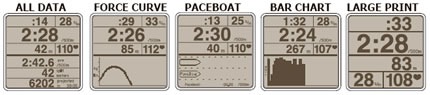 Concept2 PM4 Graphic Displays Concept2 PM4 Graphic Displays