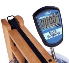 H2O Fitness Seattle Wooden Rower Console