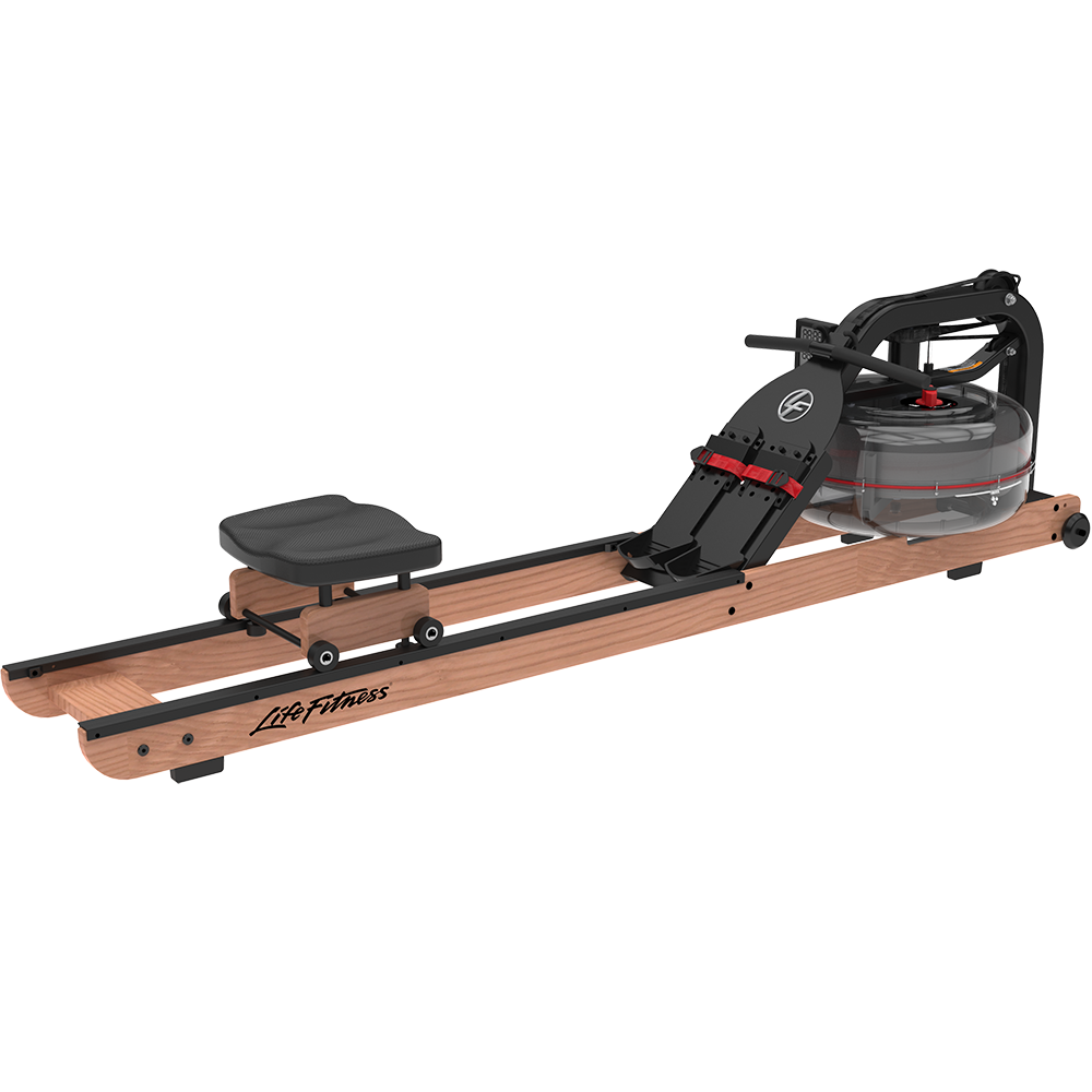 Life Fitness Row HX Rowing Machine with Wood Accent