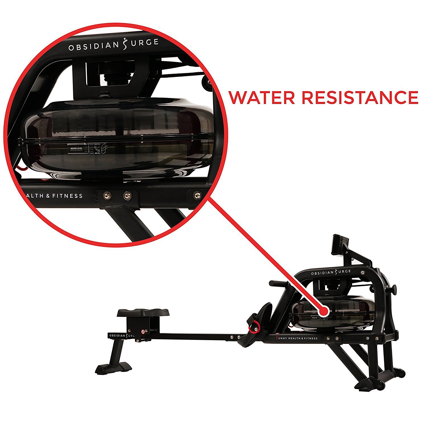 Sunny Health Obsidian Surge Rowing Machine Review 2018 Water Rower