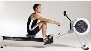 Concept2 Model D Indoor Rower in Action